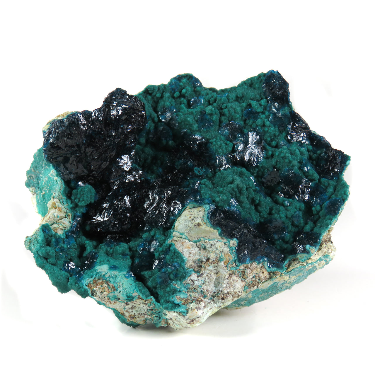 VESZELYITE ON ZINCOLIBETHENITE