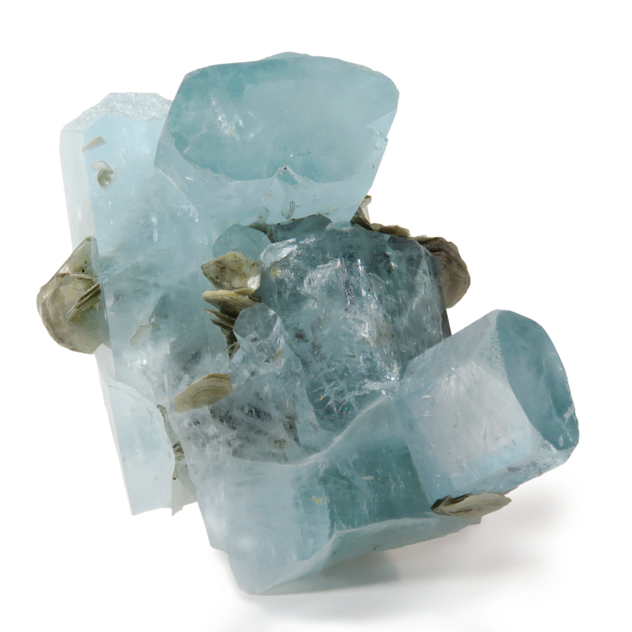 AQUAMARINE WITH MUSCOVITE