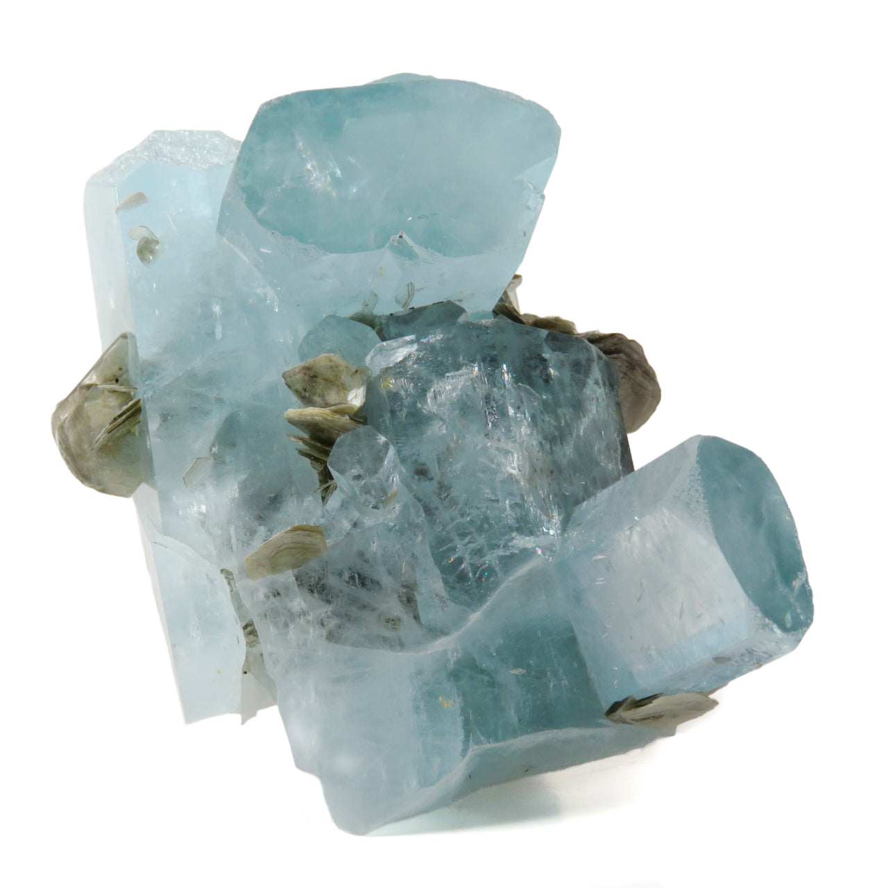 AQUAMARINE WITH MUSCOVITE