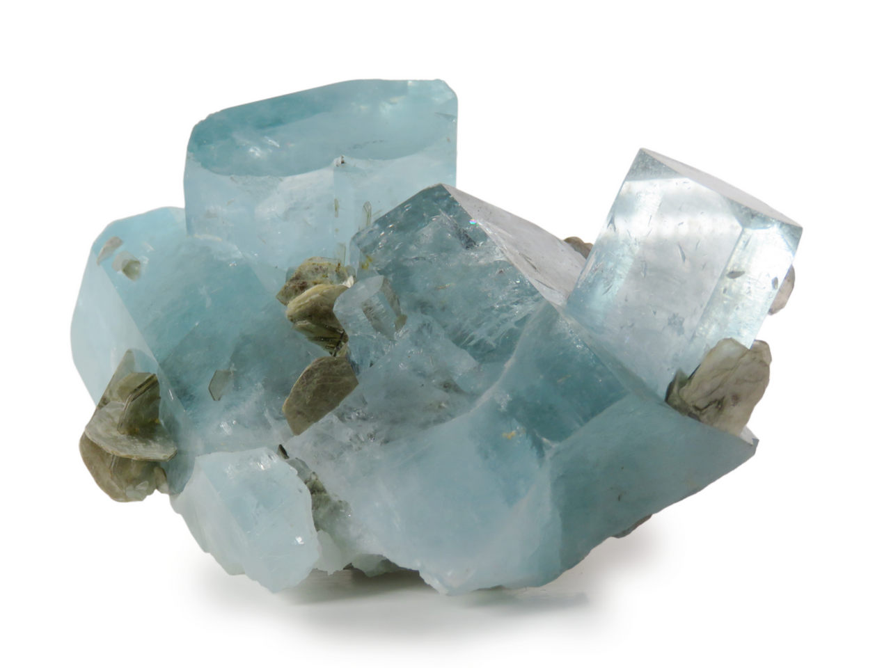 AQUAMARINE WITH MUSCOVITE