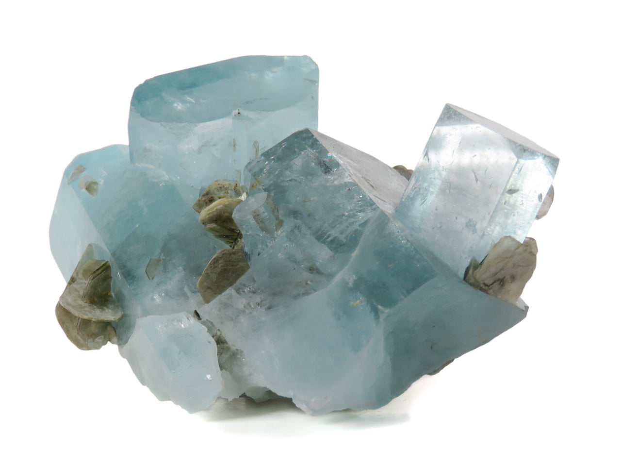 AQUAMARINE WITH MUSCOVITE