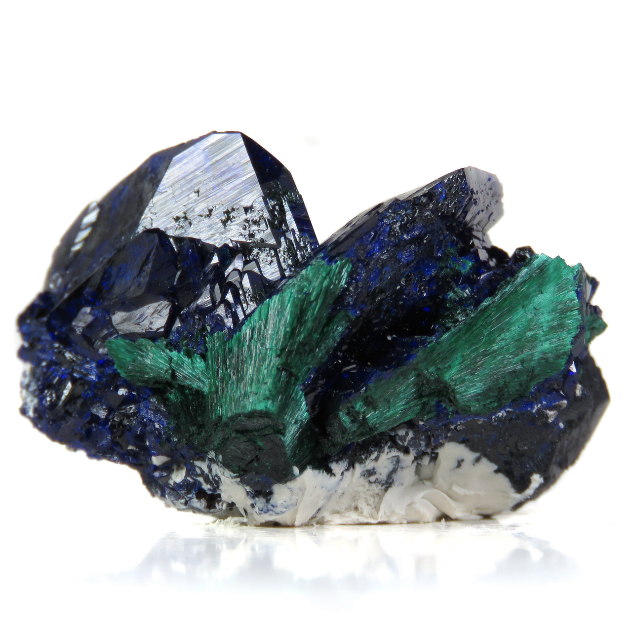 AZURITE WITH MALACHITE
