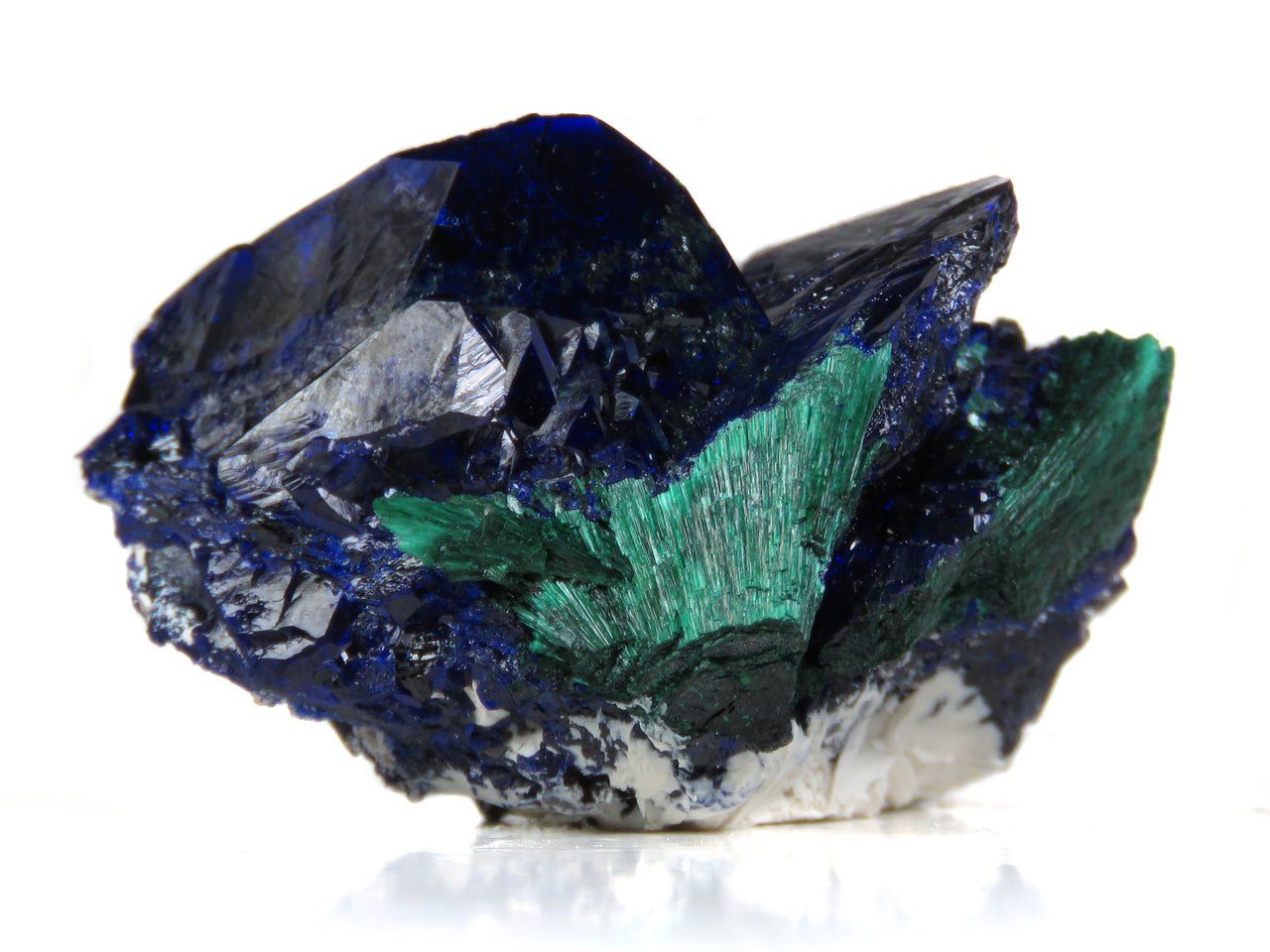 AZURITE WITH MALACHITE