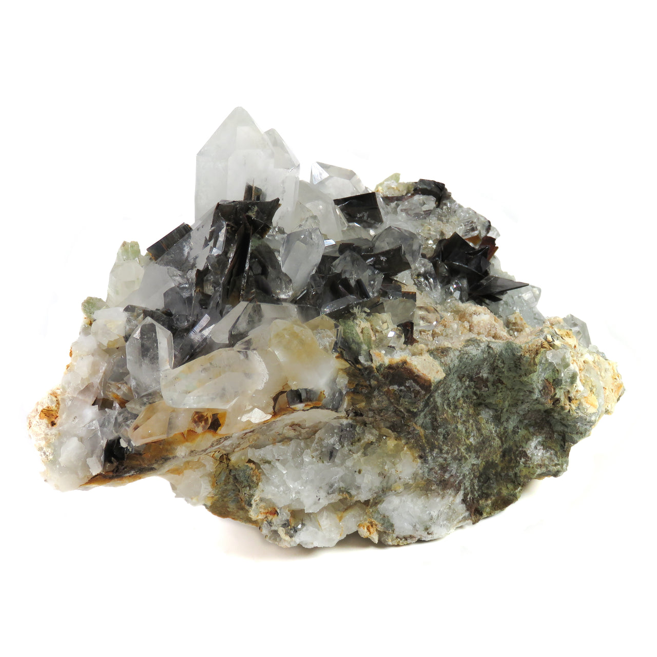 BROOKITE ON QUARTZ