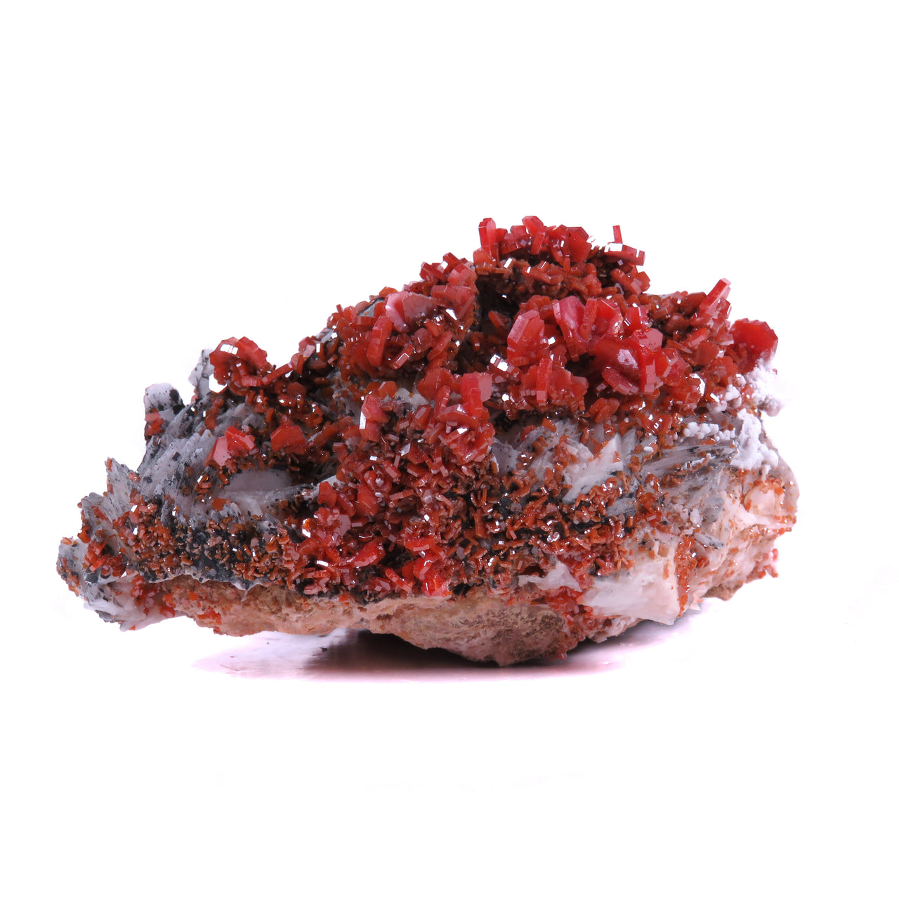 VANADINITE ON BARYTE