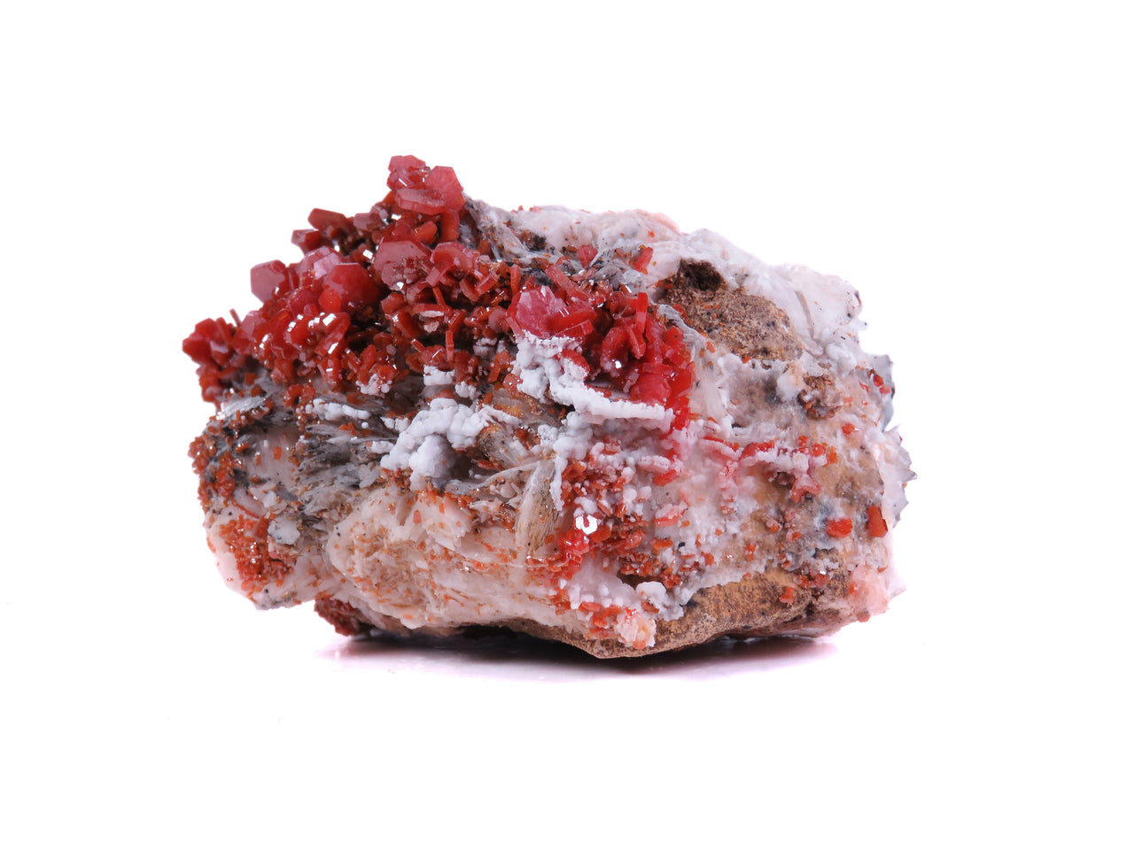 VANADINITE ON BARYTE