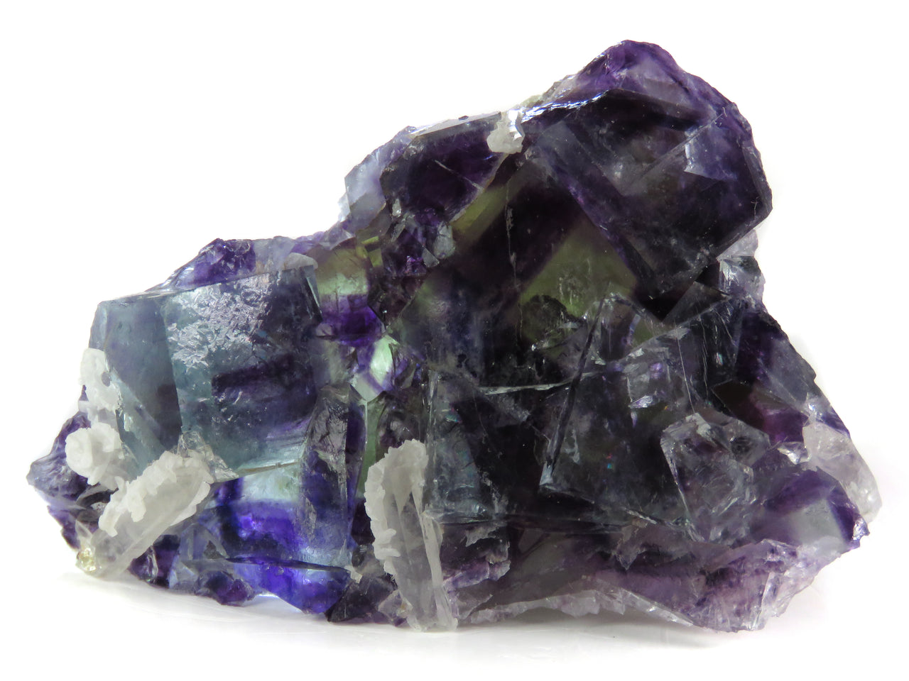 FLUORITE WITH QUARTZ