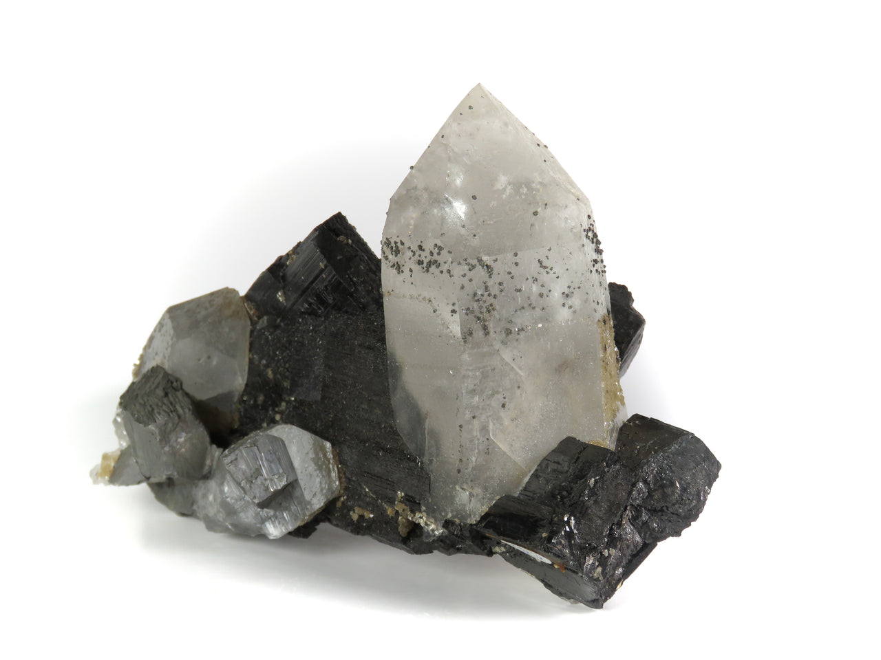 FERBERITE, QUARTZ, & ARSENOPYRITE