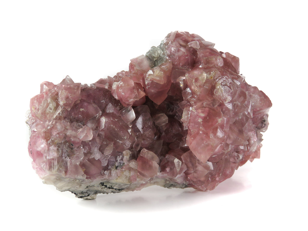 A magnificent pink smithsonite specimen featuring robust rhombohedral crystals with delicate rosy coloration derived from a complex mix of metallic chromophores. The 10 cm piece from Namibia's renowned Tsumeb Mine displays exceptional crystal development, classic curved faces, and represents a superior example from this historic locality's golden age.