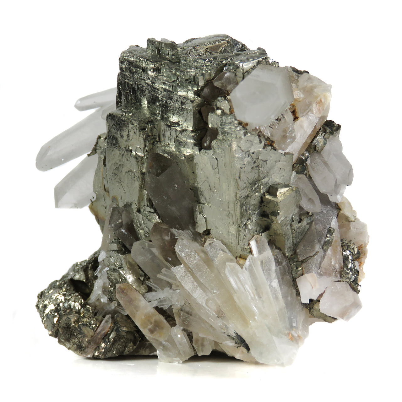 QUARTZ ON PYRITE