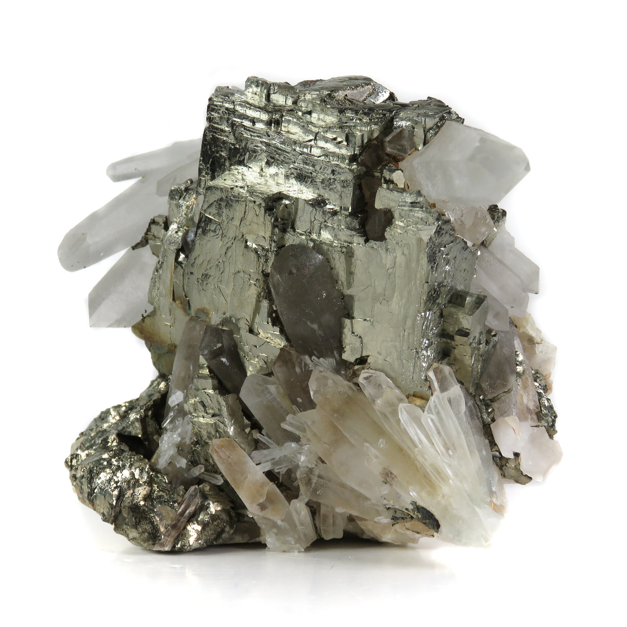 QUARTZ ON PYRITE