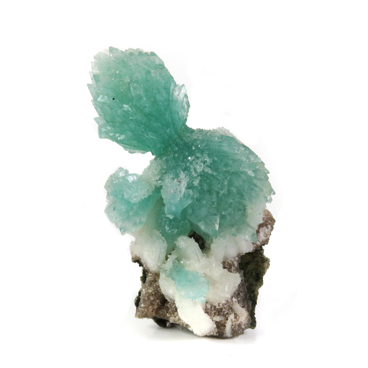 FLUORAPOPHYLLITE ON STILBITE
