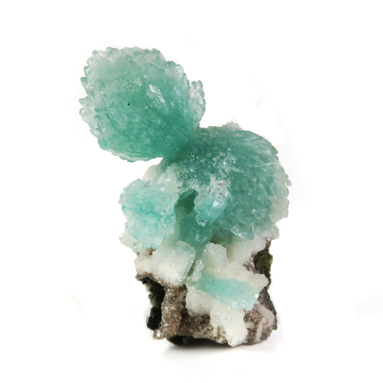 FLUORAPOPHYLLITE ON STILBITE