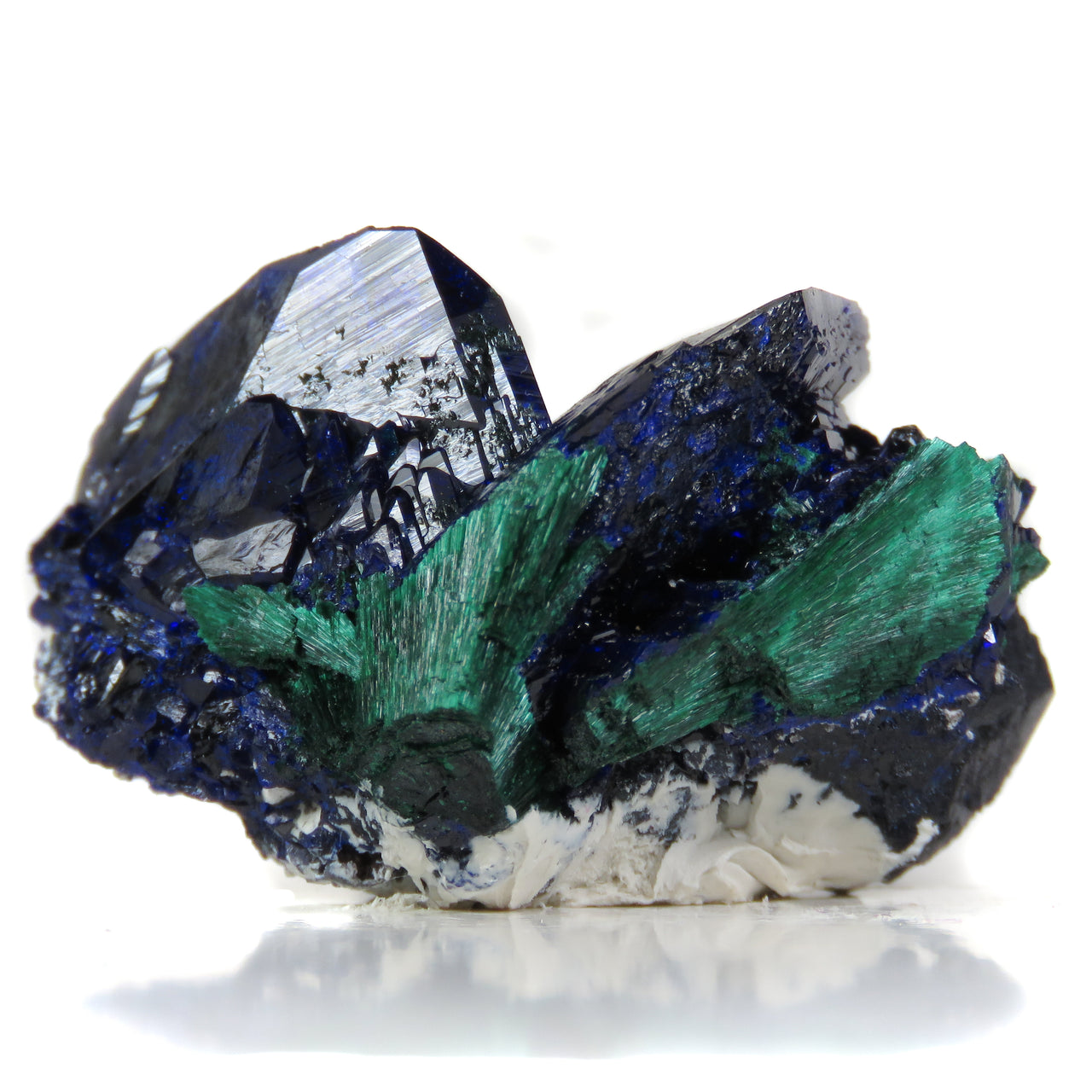 AZURITE WITH MALACHITE