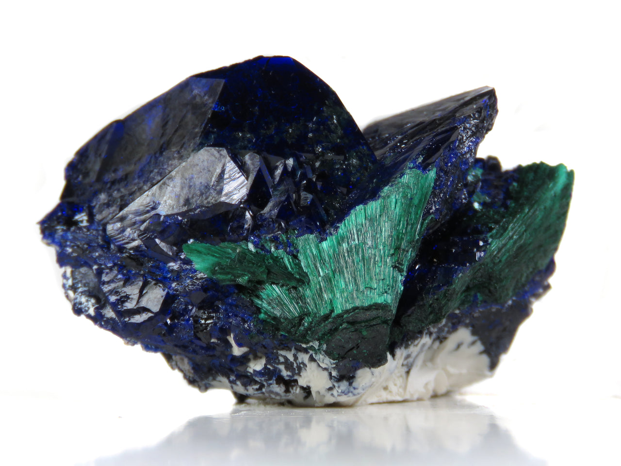 AZURITE WITH MALACHITE