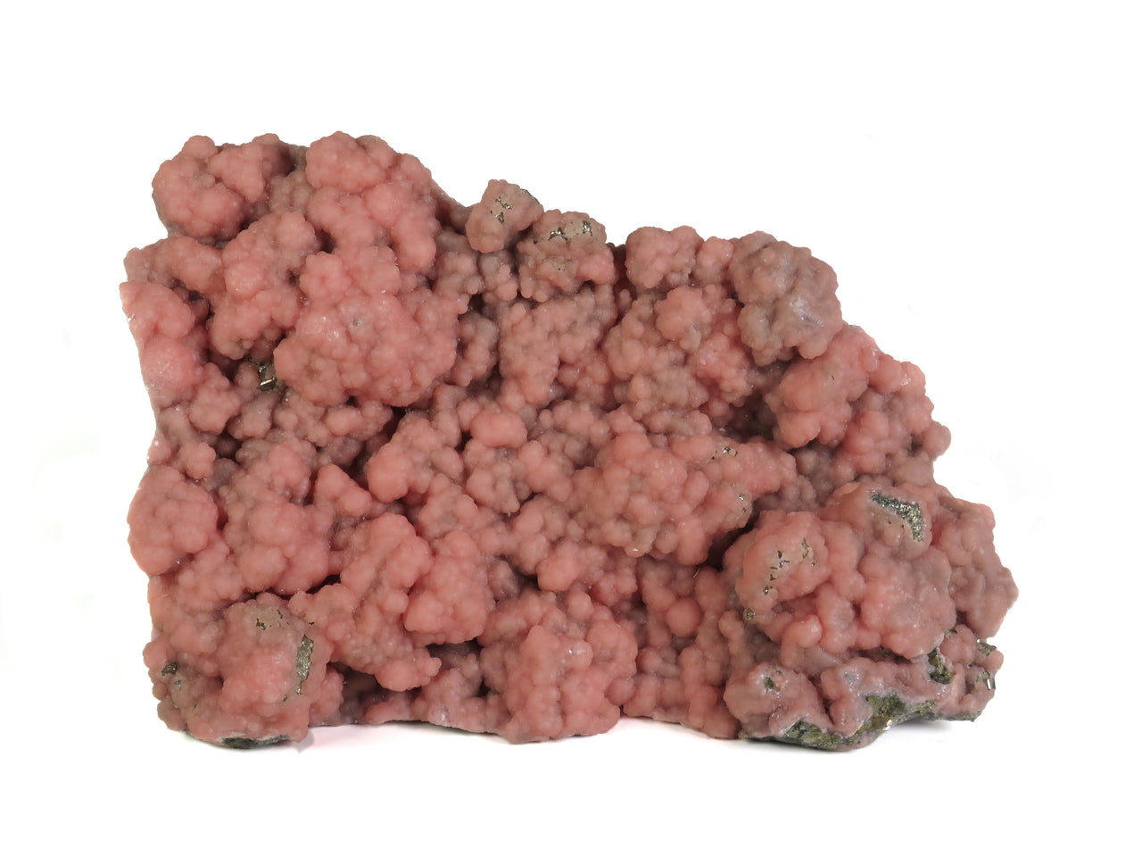 RHODOCHROSITE WITH PYRITE