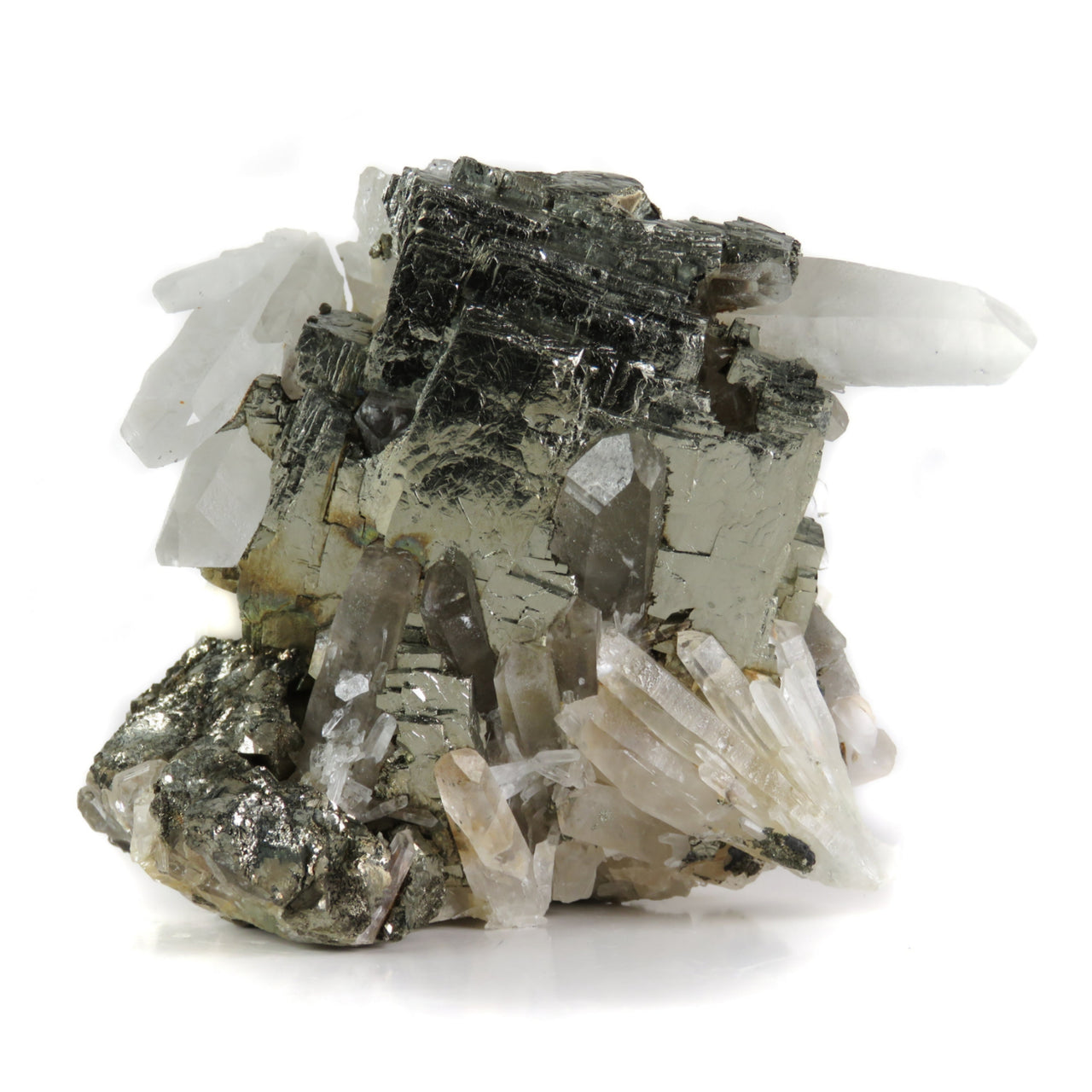 QUARTZ ON PYRITE