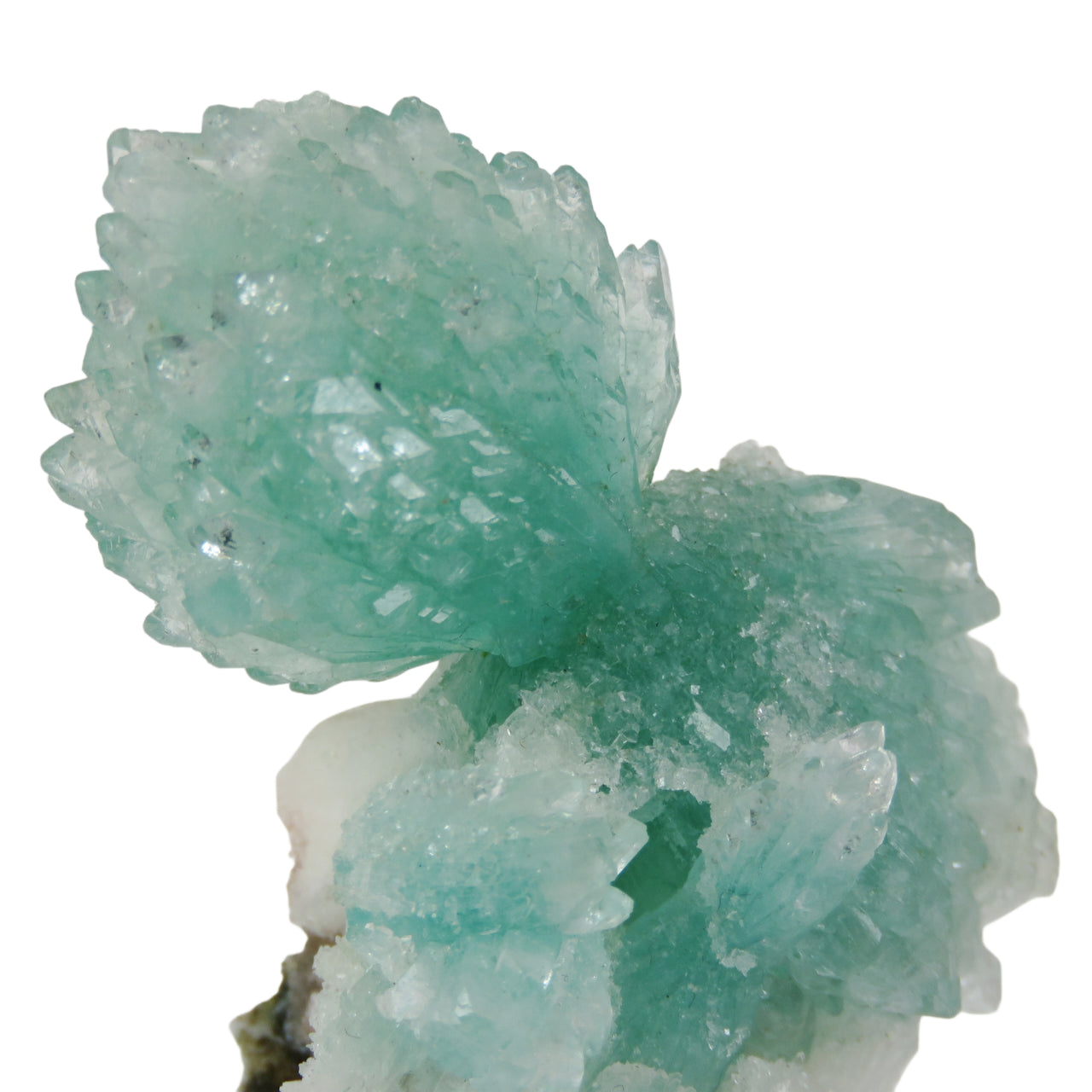 FLUORAPOPHYLLITE ON STILBITE