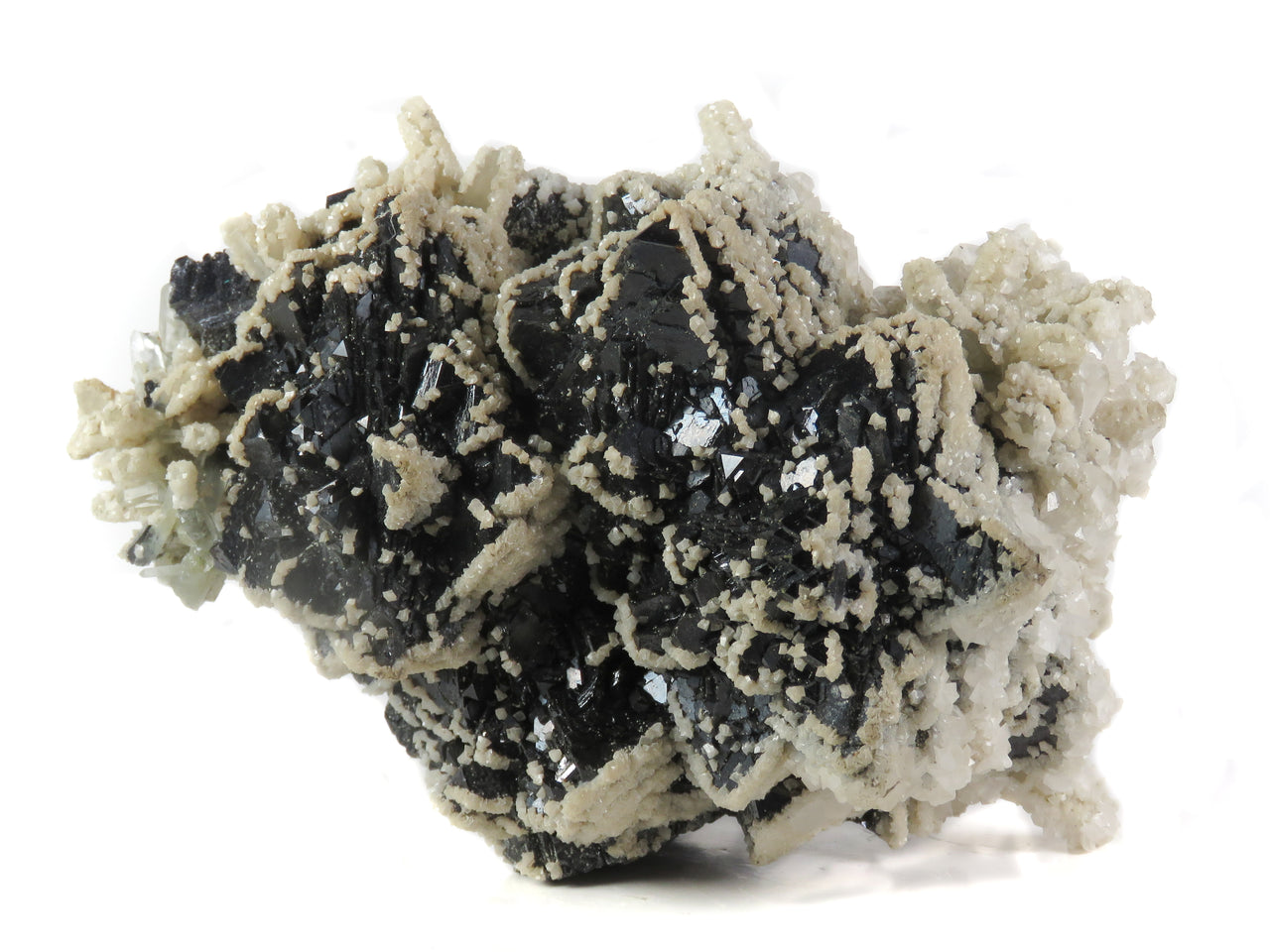 SPHALERITE WITH DOLOMITE & QUARTZ
