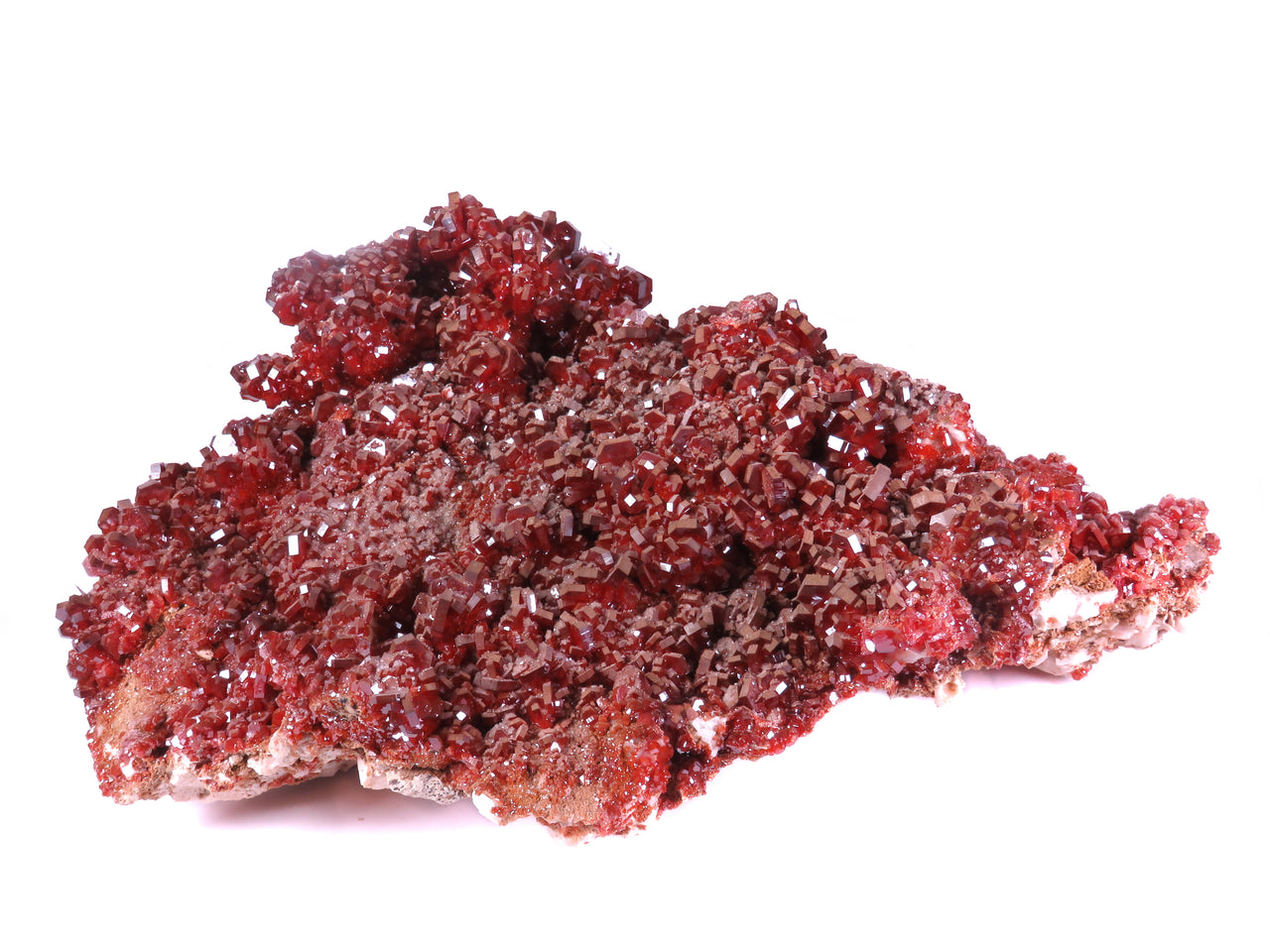 VANADINITE WITH CALCITE